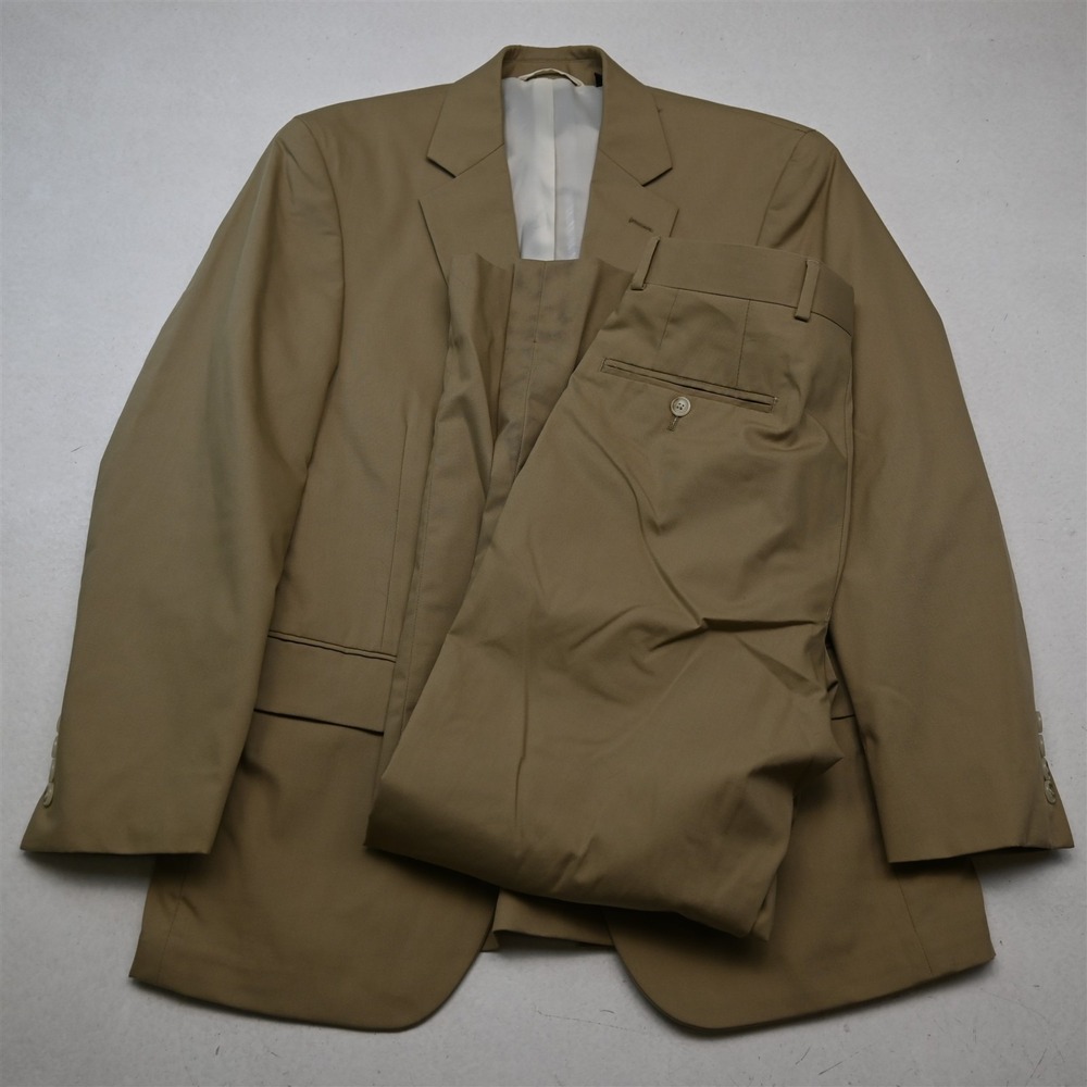 Coconut Grove 36S 30x30 Khaki Cotton Boone HL Mens Jacket Pants Suit